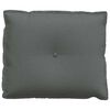 vidaXL Poduszka na plecy Ciemnoszary 60 x 19 x 50 cm tkanina
