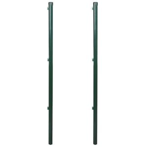 vidaXL Słupki ogrodzeniowe, 2 szt., 115 cm