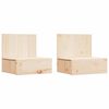 vidaXL Stolik nocny 2 szt. Brązowy 42 x 32,5 x 40 cm