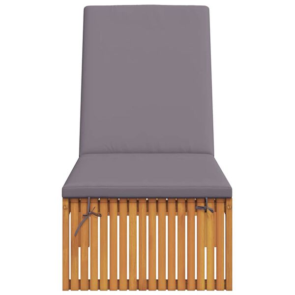 vidaXL Leżak Olej Naturalny 200 x 55 x 94 cm Lite drewno akacjowe