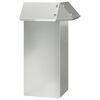 vidaXL Ogrodzenie ślimakowe 13,5 x 13,5 x 25 cm Stal ocynkowana