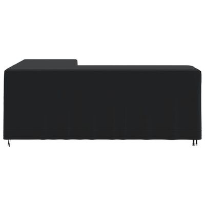 vidaXL Pokrowce na sofę narożną, 2 szt., 254x254x80 cm, Oxford 420D