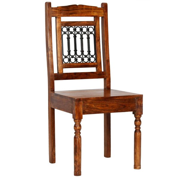 vidaXL 5-częściowy zestaw jadalniany, lite drewno akacjowe