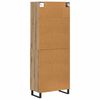 vidaXL Highboard 2 pcs Dąb rzemieślniczy 69,5 x 34 x 180 cm