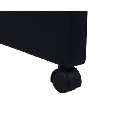 vidaXL Krzesła stołowe, 2 szt., czarne, sztuczna skóra