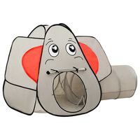 vidaXL Namiot do zabawy w kształcie słonia, szary, 174x86x101 cm