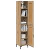 vidaXL Highboard Dąb rzemieślniczy 34,5 x 34 x 180 cm