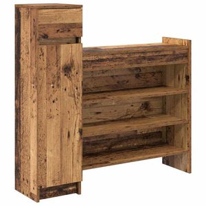vidaXL Szafka na buty 100,5 x 28 x 100 cm Drewno inżynieryjne