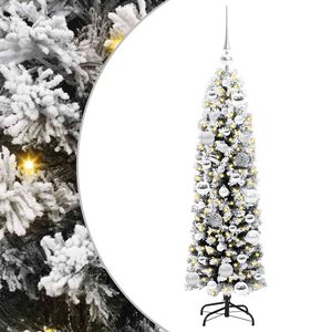 vidaXL Sztuczna choinka z podstawą Zielony 120 cm PVC, stal i plastik