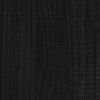 vidaXL Donica ogrodowa, czarna, 110x31x70 cm, lite drewno sosnowe