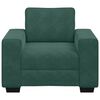 vidaXL Sofa Fotel Ciemnozielony 100x77x82 cm Aksamit