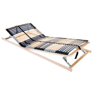 vidaXL Stelaż z listew Brązowy 80 x 190 cm Drewno bukowe