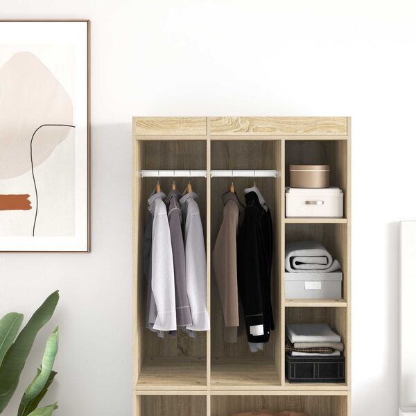 vidaXL Drążek do szafy 2 pcs Srebrny 764 x 15 x 29 mm Stop Aluminium