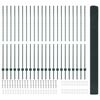 vidaXL Ogrodzenie z słupkiem Zielony 1,5 x 50 m Stal i PVC