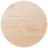 vidaXL Blat stołu, &Oslash;80x2,5 cm, lite drewno sosnowe