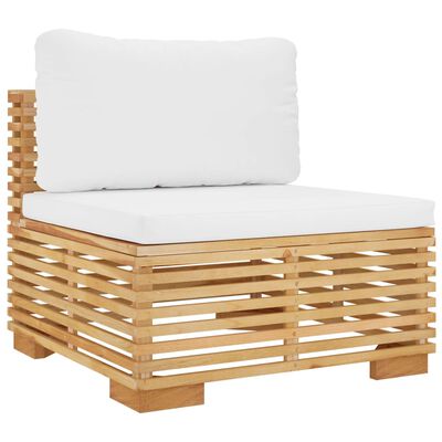 vidaXL 11-cz. zestaw wypoczynkowy do ogrodu, poduszki, drewno tekowe
