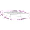 vidaXL Ł&oacute;żko typu Box Spring bez materaca Ciemnozielone 160x220 cm