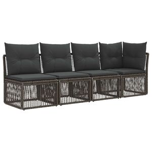 vidaXL Sofa 4-osobowa z lewym podłokietnikiem 4 szt. 4-Liczba miejsc