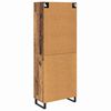 vidaXL Highboard z szufladą Stare drewno 69,5 x 34 x 180 cm