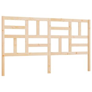vidaXL Wezgłowie ł&oacute;żka, 186x4x104 cm, lite drewno sosnowe