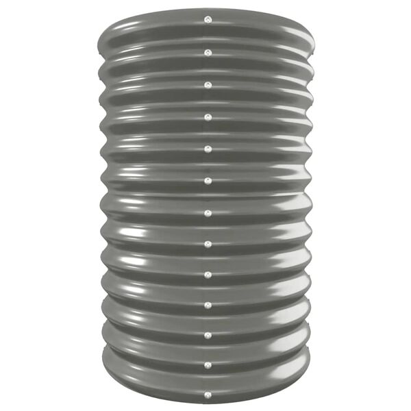 vidaXL Podwyższona donica, stal ocynkowana, 332x40x68 cm