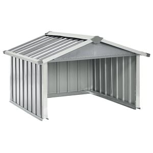 vidaXL Garaż dla kosiarki robotycznej, 92x97x63 cm, galwanizowana stal