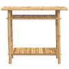 vidaXL Stolik konsolowy, 90x37x75 cm, bambusowy