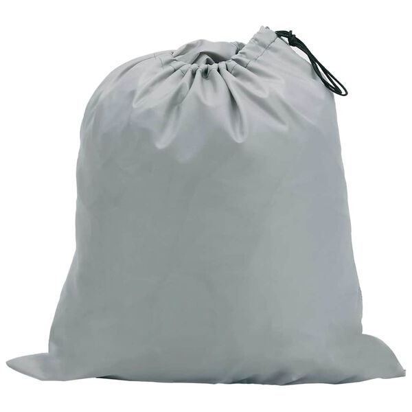 vidaXL Pokrowiec na łódź, szary, 410x110x40 cm