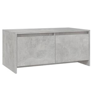 vidaXL Stolik kawowy, szarość betonu, 90x50x41,5 cm