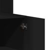 vidaXL Szafka kuchenna, czarna, 95x50x180 cm