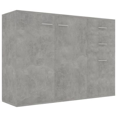 vidaXL Komoda, szarość betonu, 105 x 30 x 75 cm, płyta wiórowa
