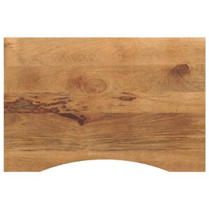 vidaXL Blat biurka, z wycięciem, 100x50x2,5 cm, surowe drewno mango