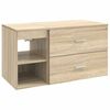 vidaXL Zestaw mebli łazienkowych 2 pcs dąb Sonoma Drewno inżynieryjne