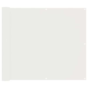 vidaXL Ekran balkonowy Aluminium Oxford powlekany PU