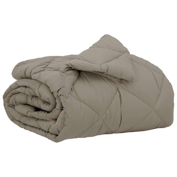 vidaXL Kołdra na cały rok Jasnoszary 200 x 155 cm Mikrofibra