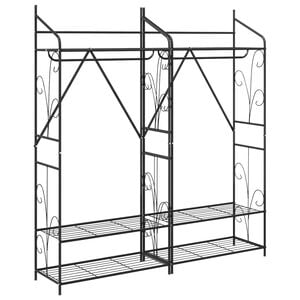 vidaXL Otwy garderoba Gładki 2 pcs 78 x 36 x 158 cm