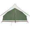 vidaXL Namiot rodzinny z dachem Zielony i Biały 315 x 286 x 200 cm