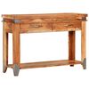 vidaXL Stolik konsolowy, 110x34x74 cm, lite drewno akacjowe