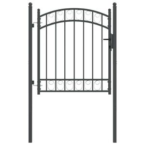 vidaXL Brama ogrodzeniowa EMMEN 104 x 98,5 cm Zamykane
