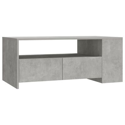 vidaXL Stolik kawowy, betonowy, 102x55x42 cm, materiał drewnopochodny