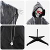 vidaXL Halloween Grim Reaper Czarny 60 x 60 x 155 cm Poliester