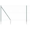 vidaXL Słupek ogrodzeniowy. Zielony 50 x 1,5 m (siatka 50 mm)