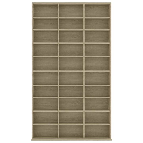 vidaXL Szafka na płyty CD, dąb sonoma, 102x23x177,5 cm