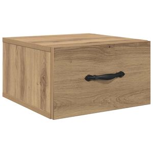 vidaXL Szafka Nocna dąb artisan 35 x 35 x 20 cm Drewno inżynieryjne