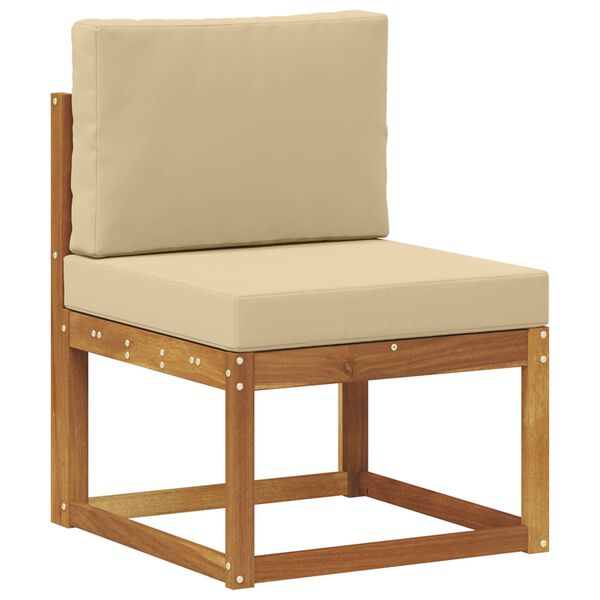 vidaXL Środkowa sofa ogrodowa Lite Drewno Akacji