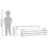 vidaXL Sofa dla dzieci, szara, 90x53x30 cm, sztuczna sk&oacute;ra