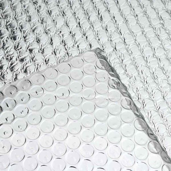 vidaXL Ekran zagrzejnikowy Srebrny 1 x 30 m Aluminium