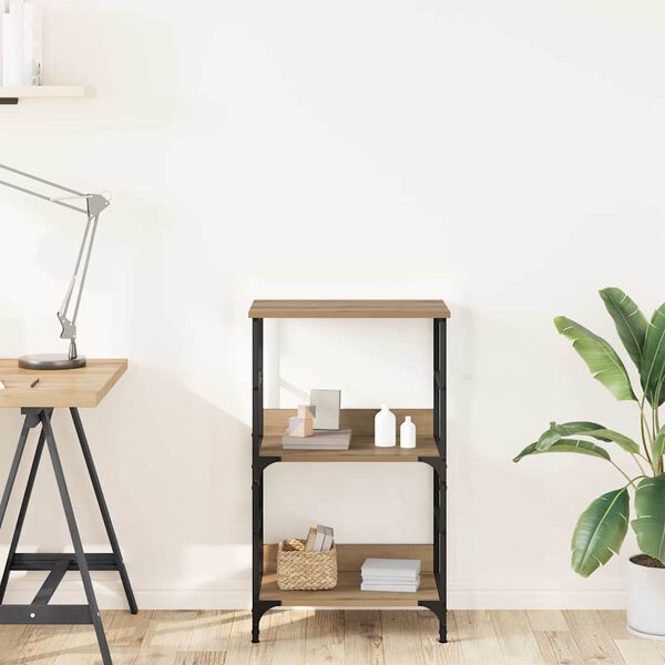 vidaXL Szafka na książki, dąb artisan, 50x33x82 cm