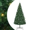 vidaXL Choinka Z dekoracyjnymi światłami strunowymi Zielony 400 cm PVC