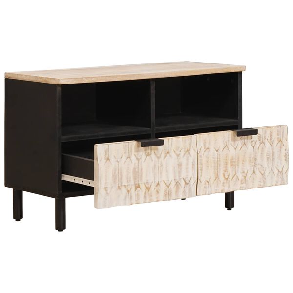 vidaXL Szafka pod telewizor Wykończenie w kolorze białego prania